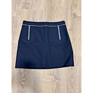 The Limited Mini‎ Lined Skirt Women's Navy Blue Business Size 4 NWT